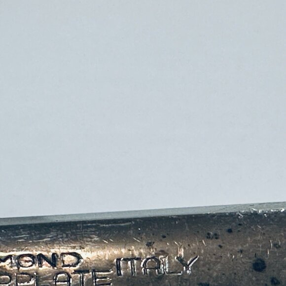 Raimond Silverplate Italy 9" Salad Serving Set Fork & Spoon Vintage - Picture 9 of 12